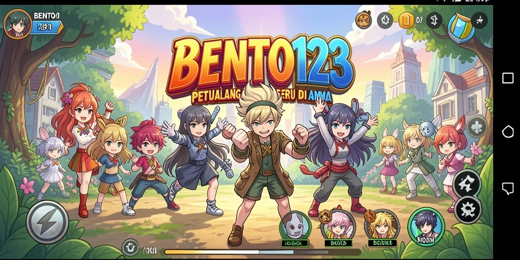 Gameplay BENTO123 yang penuh warna dan seru.