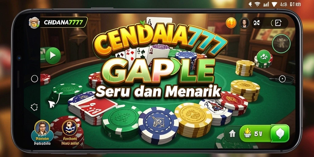 Gameplay menegangkan saat bermain Gaple di CENDANA777.