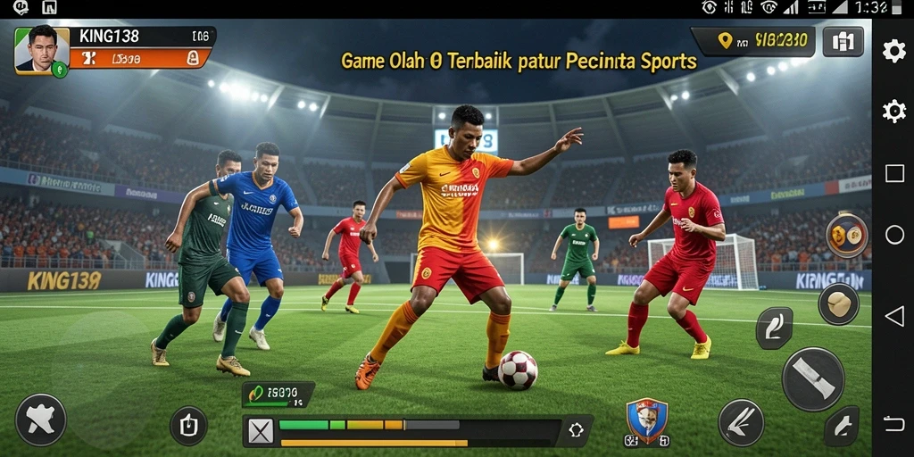 Tampilan gameplay yang menarik dari KING138 dengan berbagai cabang olahraga.