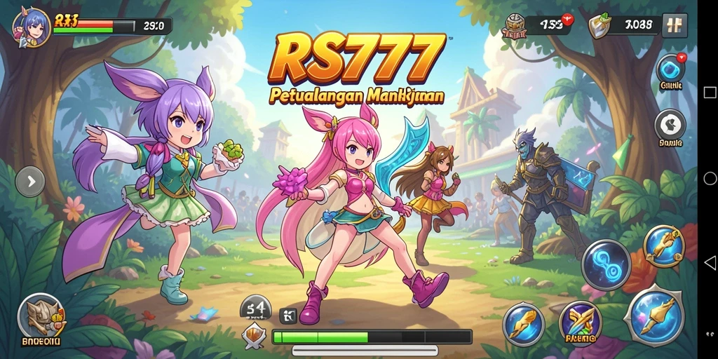 Tampilan gameplay RS777 yang memukau dan dinamis.