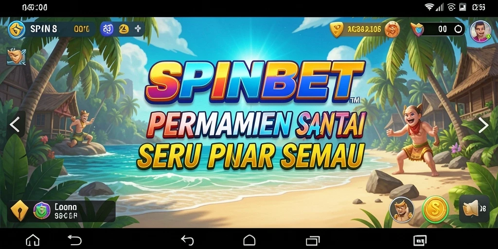 Tampilan gameplay SPINBET yang menarik dan penuh warna.
