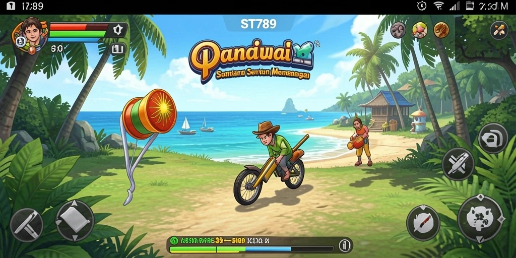 Screenshot ST789 menampilkan gameplay yang ceria dan menghibur.