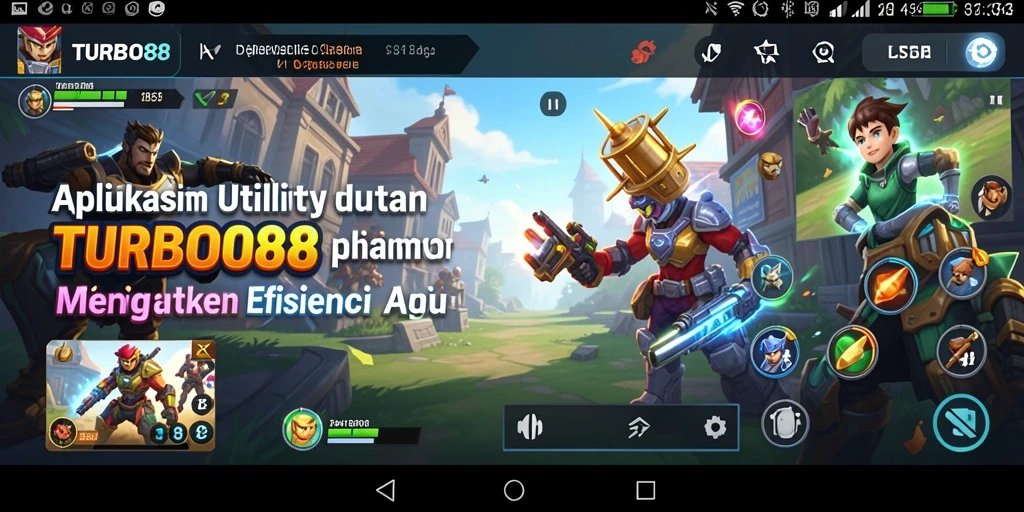 Tampilan antarmuka TURBO88 yang bersih dan menarik.